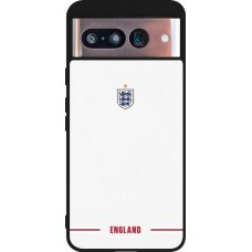 Google Pixel 8 Case Hülle - Silikon schwarz England 2026 personalisierbares Fussballtrikot