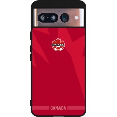Google Pixel 8 Case Hülle - Silikon schwarz Kanada 2026 personalisierbares Fussballtrikot