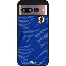 Google Pixel 8 Case Hülle - Silikon schwarz Japan 2022 personalisierbares Fussballtrikot