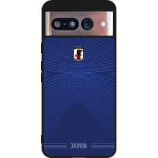 Google Pixel 8 Case Hülle - Silikon schwarz Japan 2026 personalisierbares Fussballtrikot