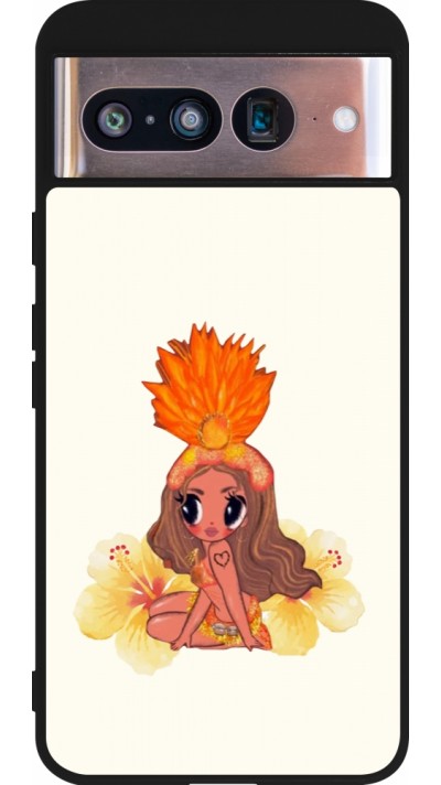 Google Pixel 8 Case Hülle - Silikon schwarz Karol G Tropicoqueta