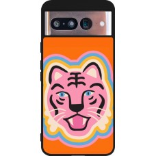 Google Pixel 8 Case Hülle - Silikon schwarz Lion colors 2026