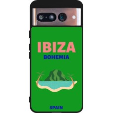 Google Pixel 8 Case Hülle - Silikon schwarz Pop Summer Destination Ibiza