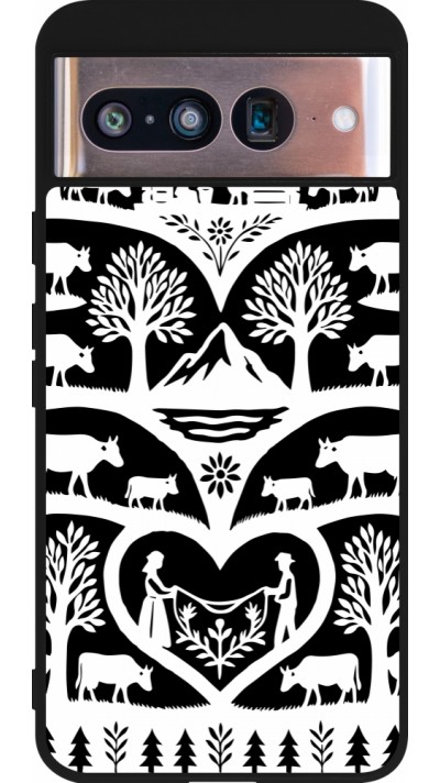 Google Pixel 8 Case Hülle - Silikon schwarz Poya Schweiz 2 schwarz