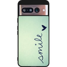 Coque Google Pixel 8 - Silicone rigide noir Smile