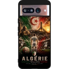 Google Pixel 8 Case Hülle - Silikon schwarz Fussball Algerien splash 2026
