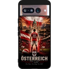 Google Pixel 8 Case Hülle - Silikon schwarz Fussball Österreich splash 2026