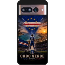 Google Pixel 8 Case Hülle - Silikon schwarz Fussball Kap Verde splash 2026
