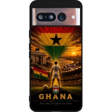 Google Pixel 8 Case Hülle - Silikon schwarz Fussball Ghana splash 2026