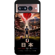 Google Pixel 8 Case Hülle - Silikon schwarz Fussball Japan splash 2026