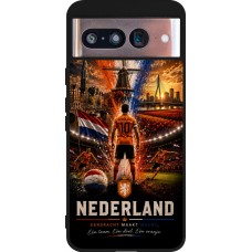 Google Pixel 8 Case Hülle - Silikon schwarz Fussball Niederlande splash 2026