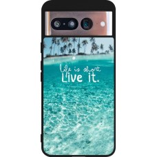 Coque Google Pixel 8 - Silicone rigide noir Summer 18 24