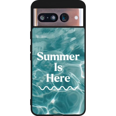 Google Pixel 8 Case Hülle - Silikon schwarz Summer 2025 Summer is here