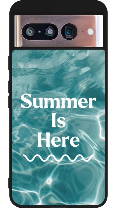 Google Pixel 8 Case Hülle - Silikon schwarz Summer 2025 Summer is here