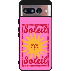 Coque Google Pixel 8 - Silicone rigide noir Sun sun 2026