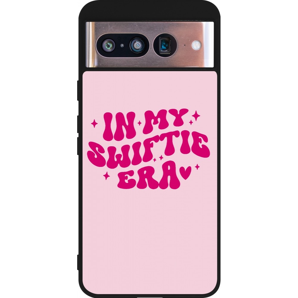 Google Pixel 8 Case Hülle - Silikon schwarz Taylor Swift In My Swiftie Era - Pink