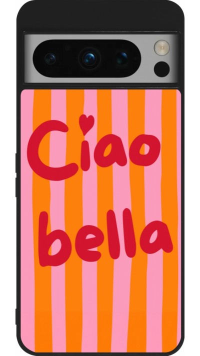 Google Pixel 8 Pro Case Hülle - Silikon schwarz Bye Bella 2026