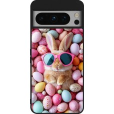 Google Pixel 8 Pro Case Hülle - Silikon schwarz Easter 2026 Rabbit fun