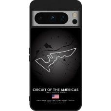 Google Pixel 8 Pro Case Hülle - Silikon schwarz F1 Track 2025 United States