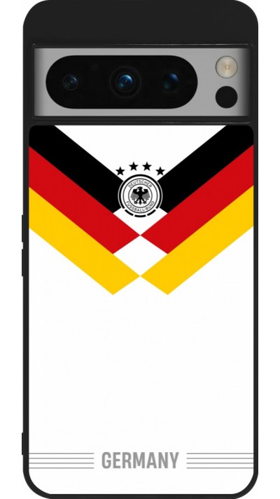 Google Pixel 8 Pro Case Hülle - Silikon schwarz Deutschland 2026 personalisierbares Fussballtrikot