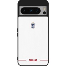 Google Pixel 8 Pro Case Hülle - Silikon schwarz England 2026 personalisierbares Fussballtrikot