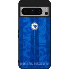 Google Pixel 8 Pro Case Hülle - Silikon schwarz Bosnien und Herzegowina 2026 personalisierbares Fussballtrikot