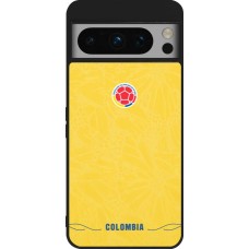 Google Pixel 8 Pro Case Hülle - Silikon schwarz Kolumbien 2026 personalisierbares Fussballtrikot