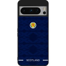 Google Pixel 8 Pro Case Hülle - Silikon schwarz Schottland 2026 personalisierbares Fussballtrikot