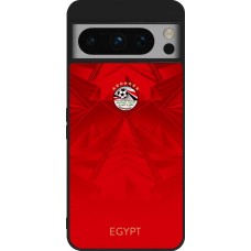 Google Pixel 8 Pro Case Hülle - Silikon schwarz Ägypten 2026 personalisierbares Fussballtrikot