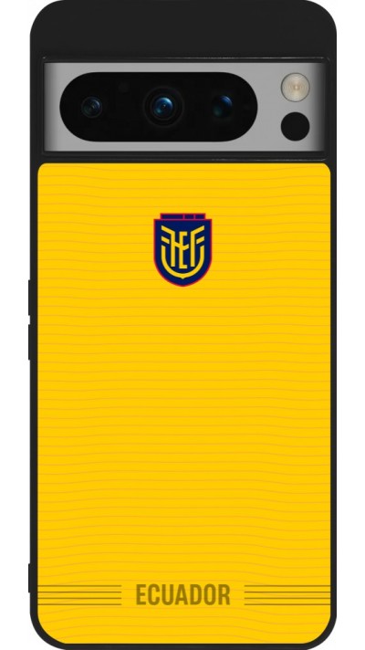 Google Pixel 8 Pro Case Hülle - Silikon schwarz Ecuador 2026 personalisierbares Fussballtrikot