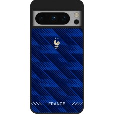 Google Pixel 8 Pro Case Hülle - Silikon schwarz Frankreich 2026 personalisierbares Fussballtrikot