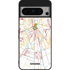 Google Pixel 8 Pro Case Hülle - Silikon schwarz Ghana 2026 personalisierbares Fussballtrikot