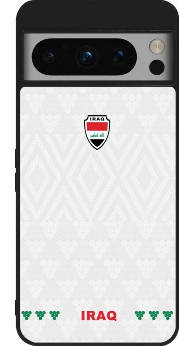 Google Pixel 8 Pro Case Hülle - Silikon schwarz Irak 2026 personalisierbares Fussballtrikot