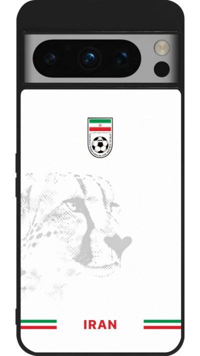 Google Pixel 8 Pro Case Hülle - Silikon schwarz Iran 2026 personalisierbares Fussballtrikot