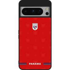 Google Pixel 8 Pro Case Hülle - Silikon schwarz Panama 2026 personalisierbares Fussballtrikot