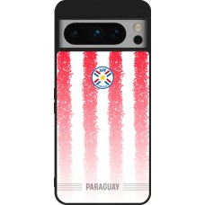 Google Pixel 8 Pro Case Hülle - Silikon schwarz Paraguay 2026 personalisierbares Fussballtrikot