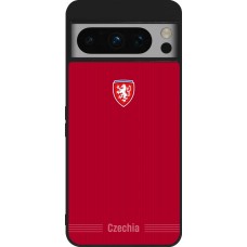 Google Pixel 8 Pro Case Hülle - Silikon schwarz Tschechische Republik 2026 personalisierbares Fussballtrikot