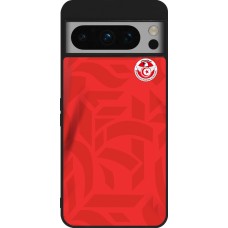 Google Pixel 8 Pro Case Hülle - Silikon schwarz Tunesien 2022 personalisierbares Fussballtrikot