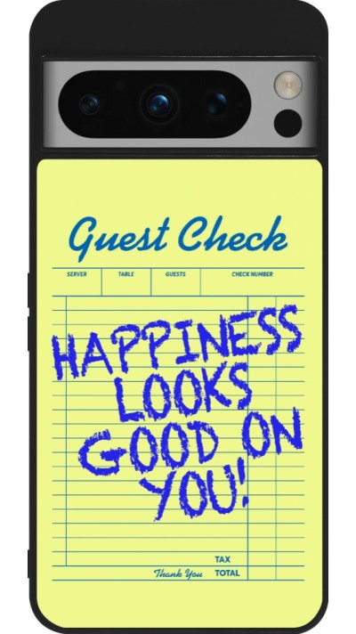 Google Pixel 8 Pro Case Hülle - Silikon schwarz Guest check 2026