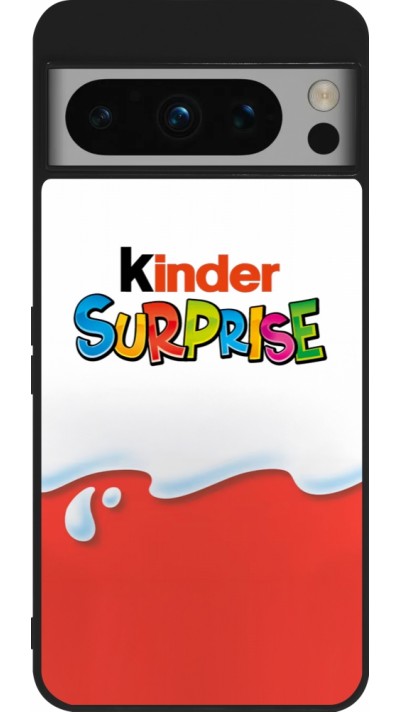 Coque Google Pixel 8 Pro - Silicone rigide noir Kinder Surprise Coque Google Pixel 8 Pro - Silicone rigide noir Kinder Surprise