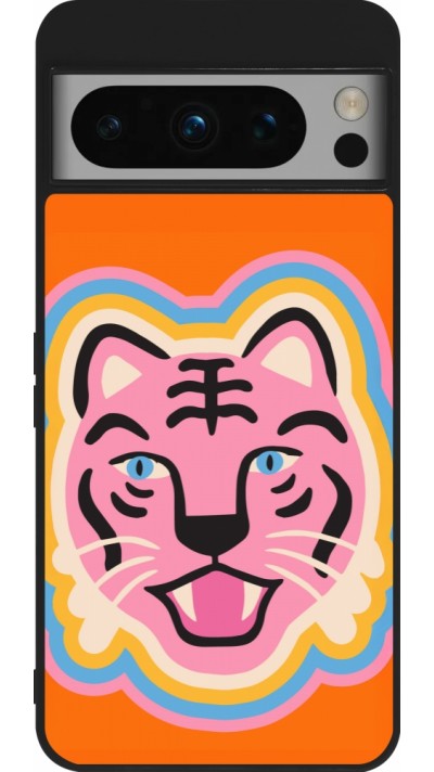 Google Pixel 8 Pro Case Hülle - Silikon schwarz Lion colors 2026