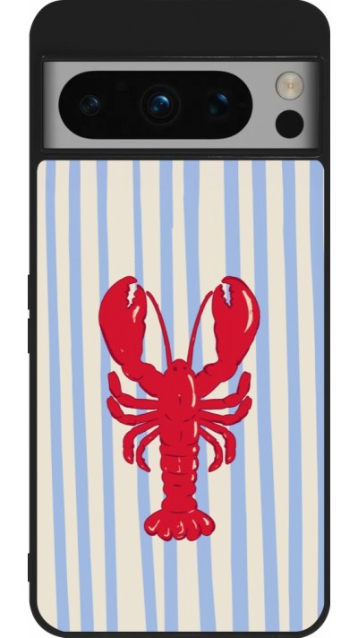 Google Pixel 8 Pro Case Hülle - Silikon schwarz Red lobster 2026