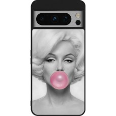 Google Pixel 8 Pro Case Hülle - Silikon schwarz Marilyn Bubble