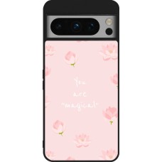 Google Pixel 8 Pro Case Hülle - Silikon schwarz Mom 2023 your are magical