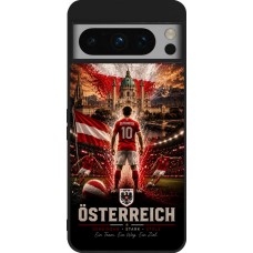Google Pixel 8 Pro Case Hülle - Silikon schwarz Fussball Österreich splash 2026