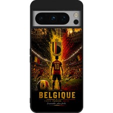 Google Pixel 8 Pro Case Hülle - Silikon schwarz Fussball Belgien splash 2026