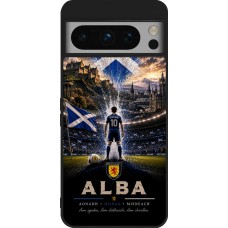 Google Pixel 8 Pro Case Hülle - Silikon schwarz Fussball Schottland splash 2026