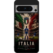Google Pixel 8 Pro Case Hülle - Silikon schwarz Fussball Italien splash 2026