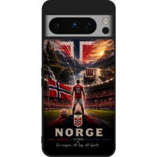 Google Pixel 8 Pro Case Hülle - Silikon schwarz Fussball Norwegen splash 2026