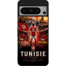 Google Pixel 8 Pro Case Hülle - Silikon schwarz Fussball Tunesien splash 2026